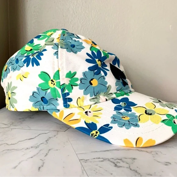 Kate Spade New York French Cream Floral cap retail $68+ - Picture 2 of 6